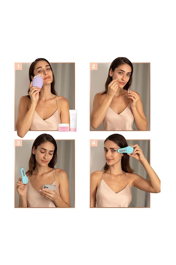 FOREO urządzenie do mikroprądowego wygładzania linii oczu i ust BEAR™ 2 turkusowy F1740