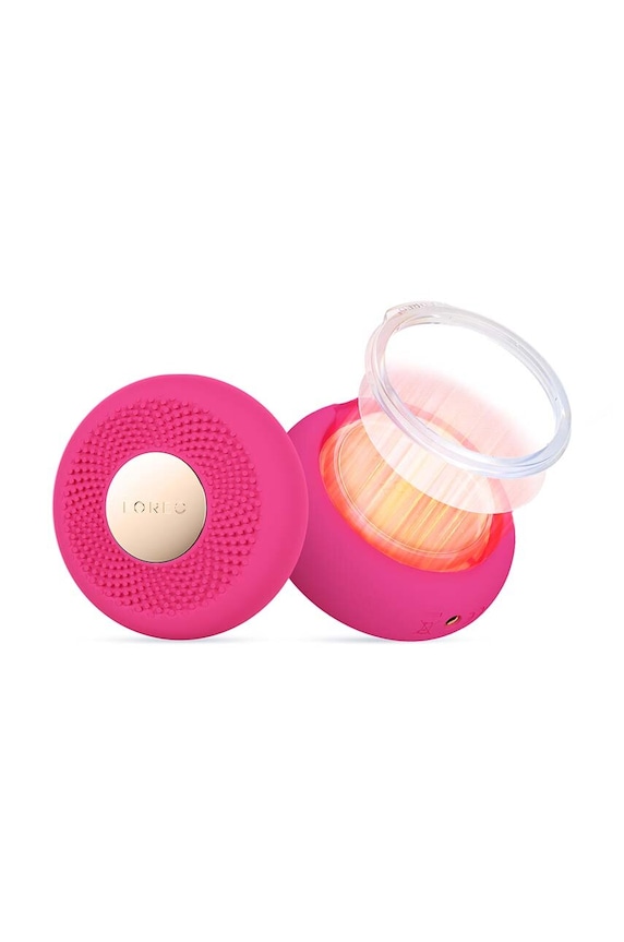 FOREO dispozitiv pentru aplicarea măștilor și terapie cu lumină UFO™ 3 mini roz F1566