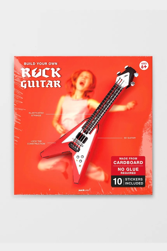Luckies of London diy szett - gitár Build Your Own Guitar többszínű SK.CARDGUITAR1