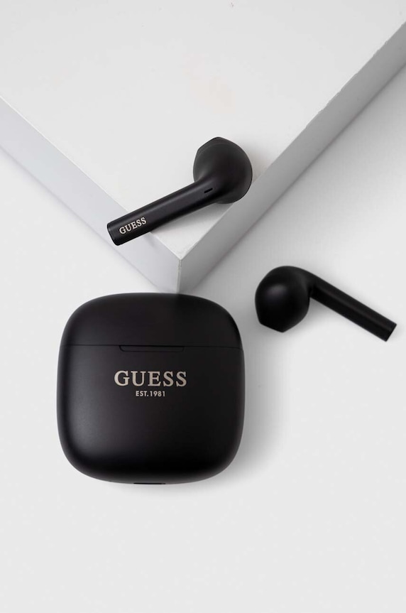 Bezdrátová sluchátka Guess černá GUTWST26PSK