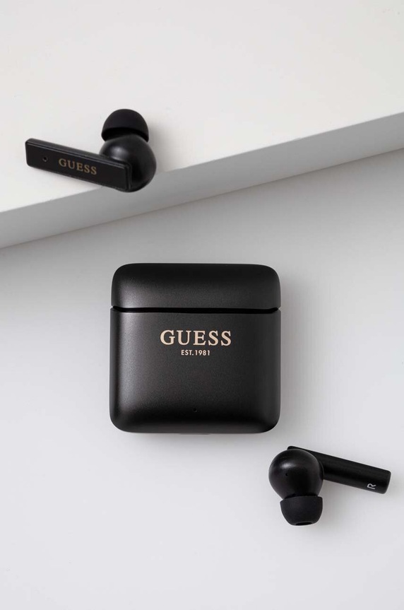 Ασύρματα ακουστικά Guess μαύρο GUTWSSU20ALEGK