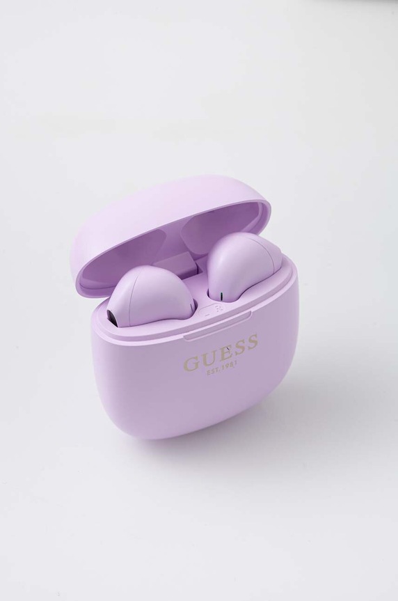 Ασύρματα ακουστικά Guess GUTWST26PSU μωβ AA00
