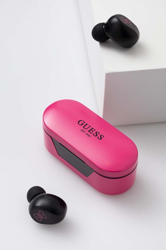 Guess słuchawki bezprzewodowe różowy GUTWST31EM
