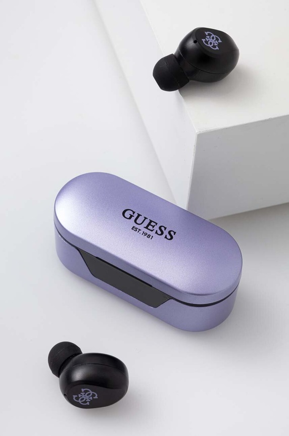 Ασύρματα ακουστικά Guess μωβ GUTWST31EU