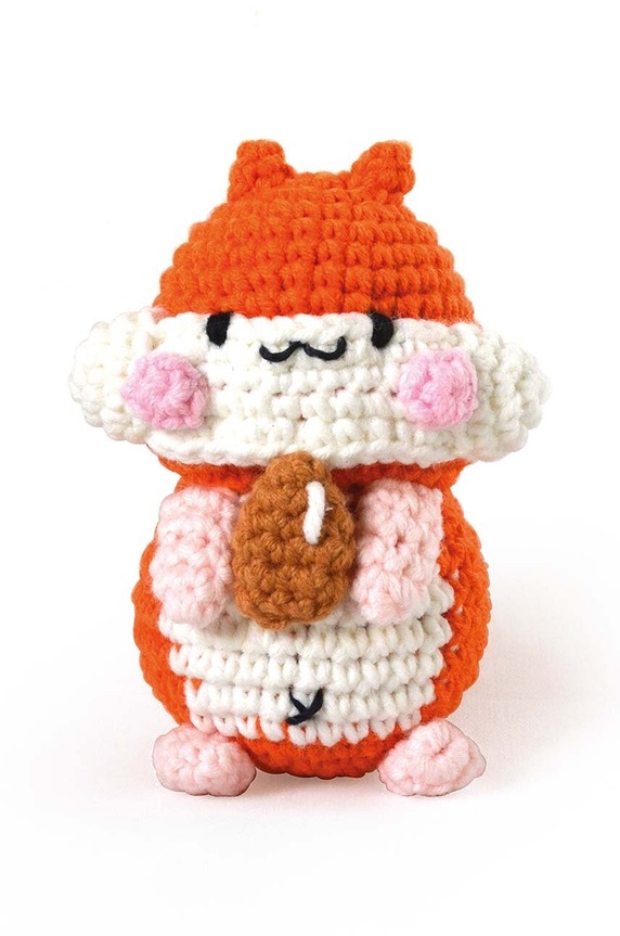 Graine Creative zestaw do szydełkowania Hamster Mini Amigurumi Kit multicolor 420225
