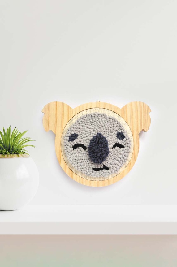 Lifestyle Graine Creative trusa de broderie Koala Punch Needle Kit 420209 multicolor