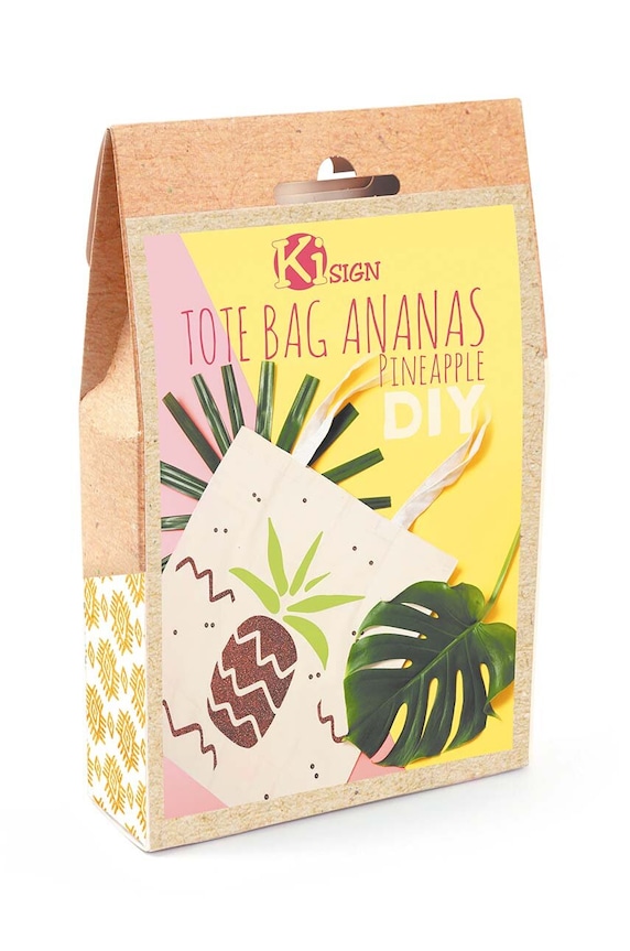 Sada DIY látková taška Graine Creative Cuso Tote Bag Kit vícebarevná 194907