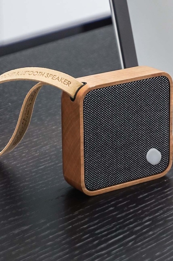 Бездротова колонка Gingko Design Mi Square Pocket Speaker G005CH бежевий AA00