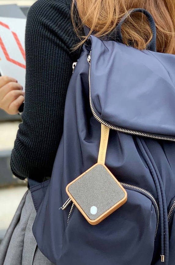 Бездротова колонка Gingko Design Mi Square Pocket Speaker бежевий G005CH