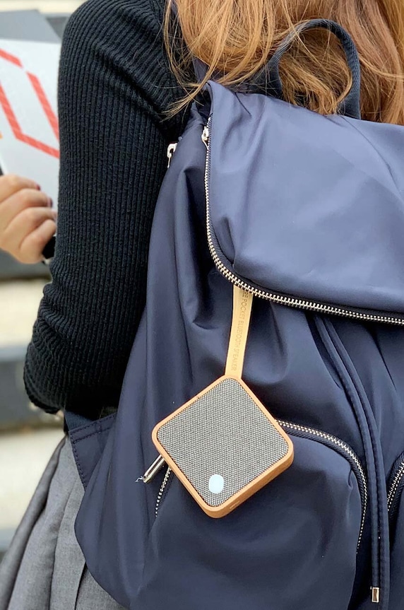 Бездротова колонка Gingko Design Mi Square Pocket Speaker бежевий G005CH
