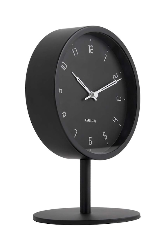 Επιτραπέζιο ρολόι Karlsson Stark KA5951BK μαύρο AA00