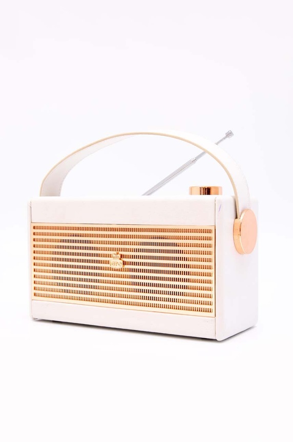 GPO radio z budzikiem Darcy GPO91 różowy AA00