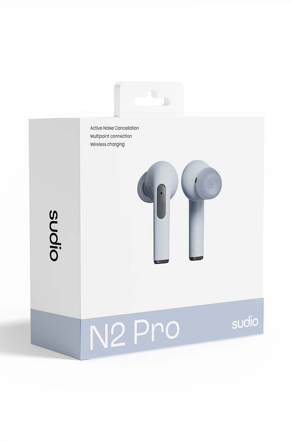 Bezdrátová sluchátka Sudio N2 Pro Steel Blue N2PROBLU modrá
