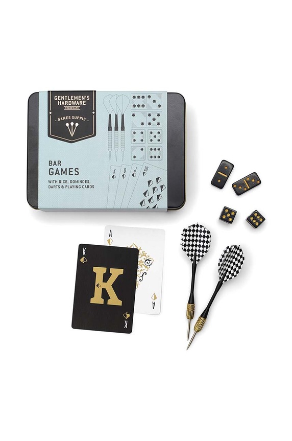 Gentlemen's Hardware zestaw gier barowych w puszce Bar Games in Tin multicolor GEN731UK