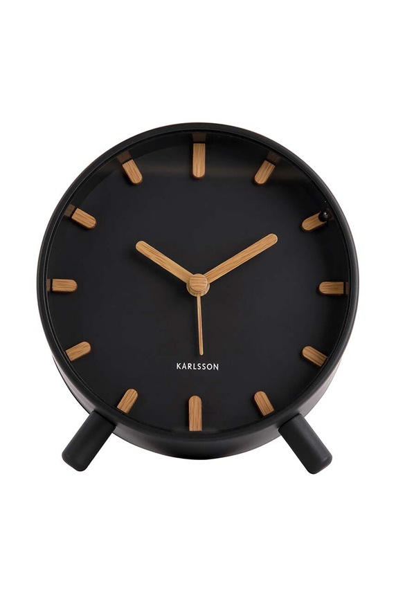 Karlsson budzik czarny KA5943BK