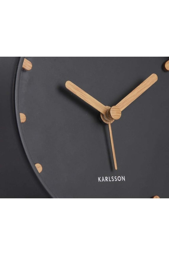 Salon i sypialnia Karlsson budzik KA5943BK czarny