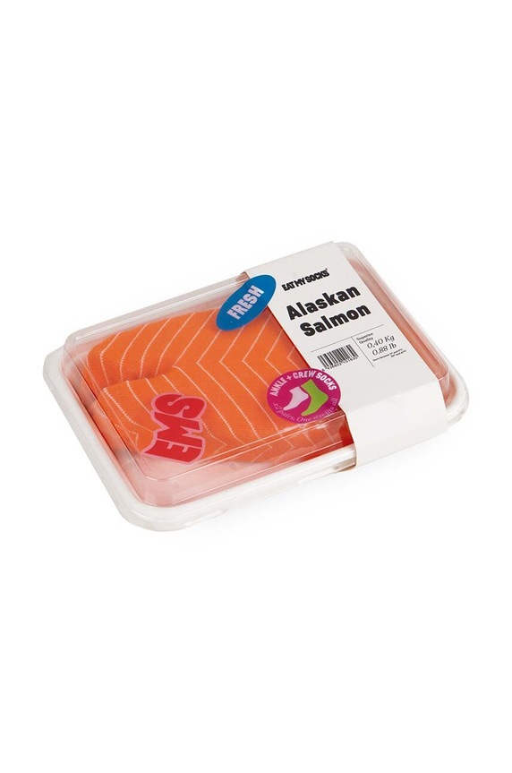 Ponožky Eat My Socks Alaskan Salmon 2-pack vícebarevná EMSNOCASA2