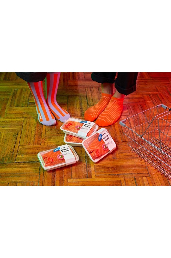 Ponožky Eat My Socks Alaskan Salmon 2-pack EMSNOCASA2