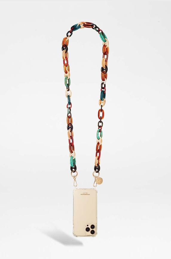 Αλυσίδα τηλεφώνου LaCoqueFrançaise Ambre 120 cm πολύχρωμο LE265181