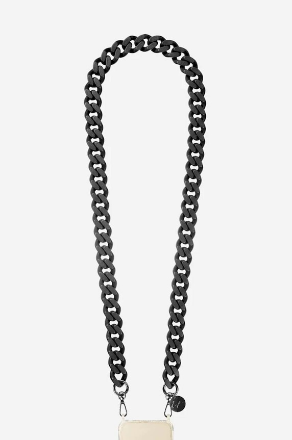 LaCoqueFrançaise łańcuszek do telefonu Ginny 120 cm czarny LE314129