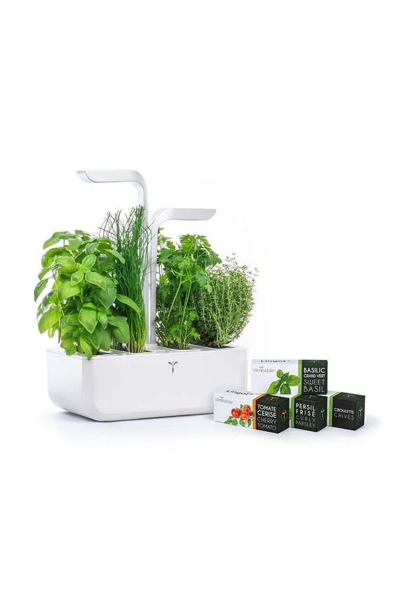 Σαλόνι και υπνοδωμάτιο Αυτόνομος κήπος σπιτιού Veritable Classic 33 x 18,5 x 45 cm VPOT.CAWAW.EU2.155 λευκό