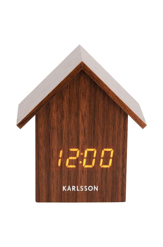 Ξυπνητήρι Karlsson καφέ KA5932DW
