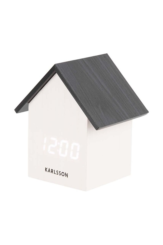Living și dormitor Karlsson ceas cu alarmă KA5932WH alb