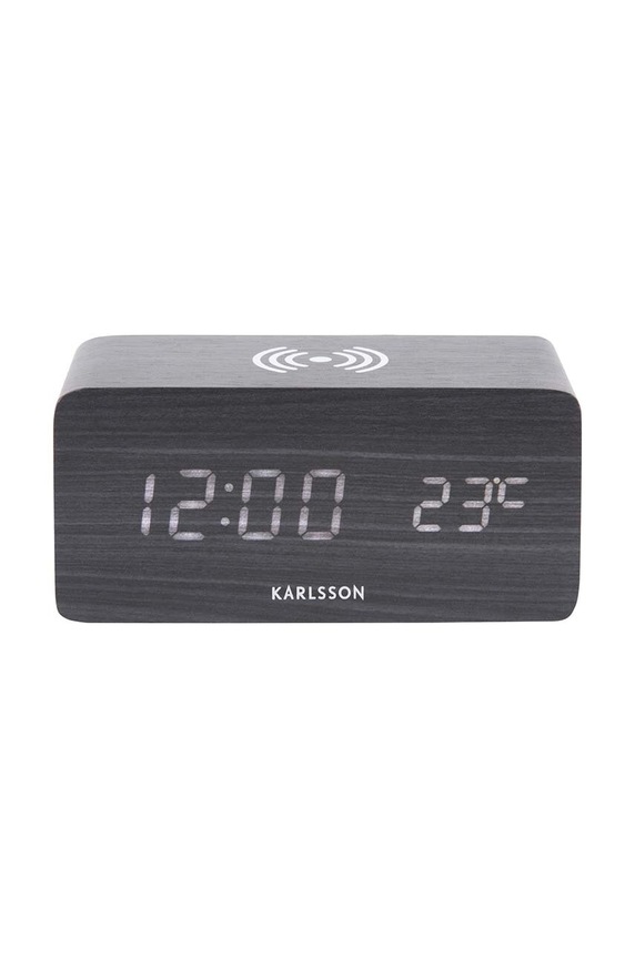 Karlsson ceas cu alarmă negru KA5933BK