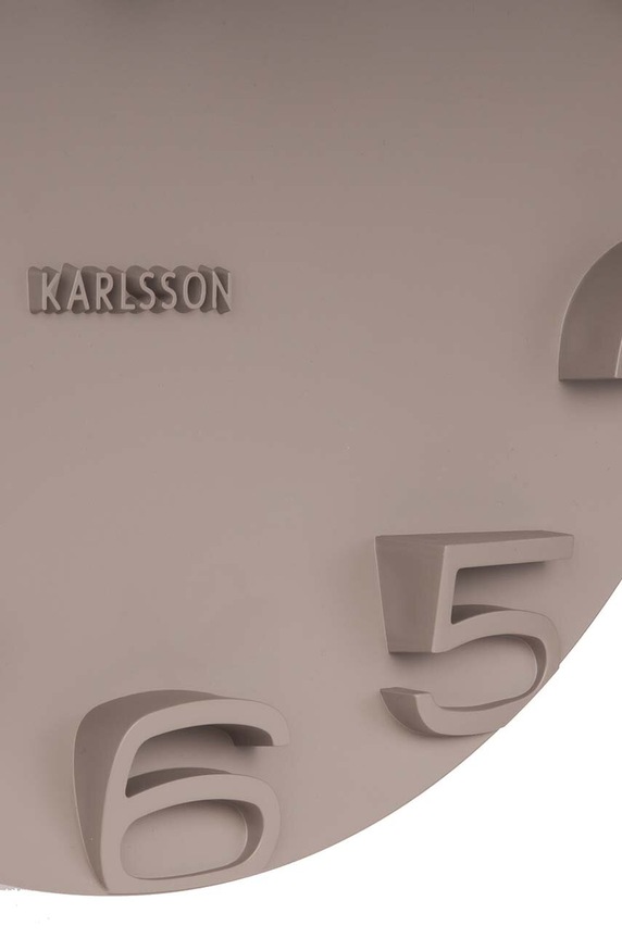 Σαλόνι και υπνοδωμάτιο Ρολόι τοίχου Karlsson On the Edge KA5311GY γκρί