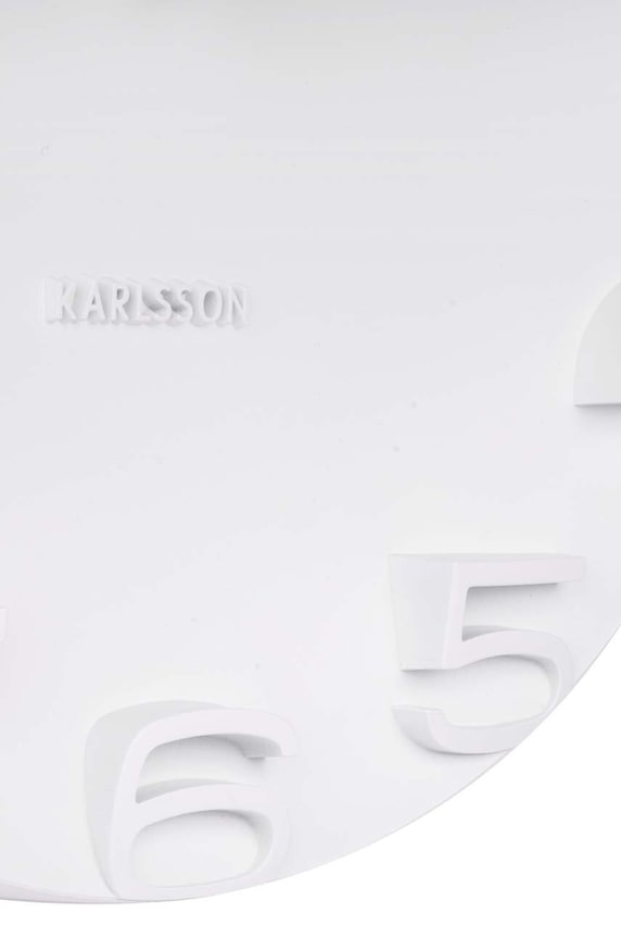 Salotto e camera Karlsson orologio da parete KA5311WH bianco