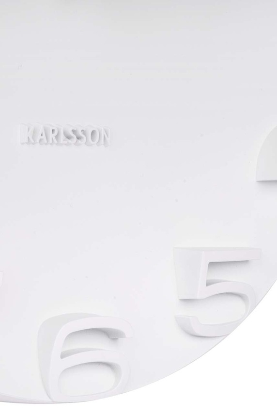 Salotto e camera Karlsson orologio da parete KA5311WH bianco