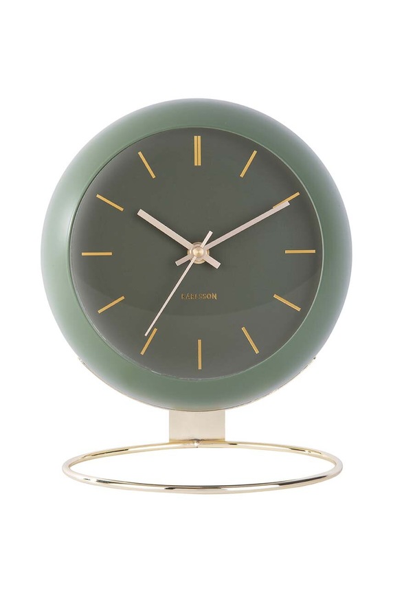 Настільний годинник Karlsson Globe зелений KA5832GR
