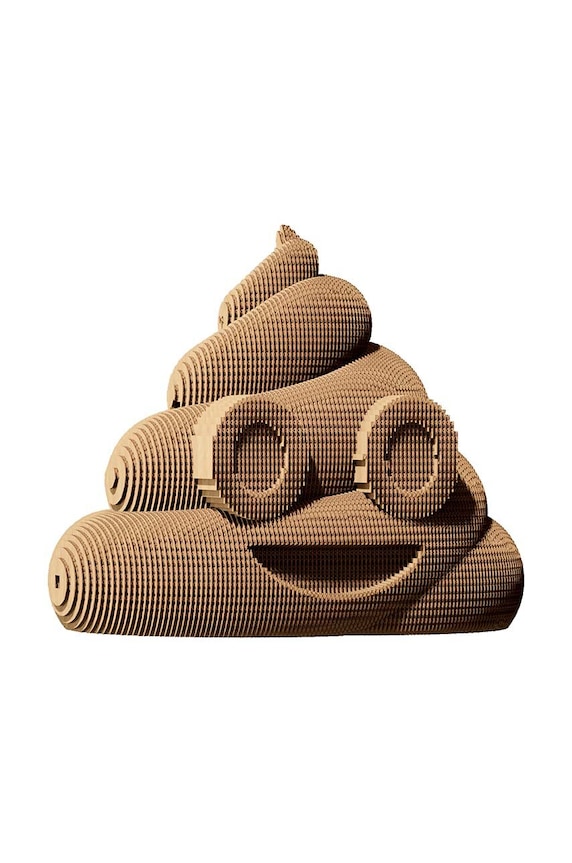 Cartonic 3d puzzle Poop többszínű CARTSPOO