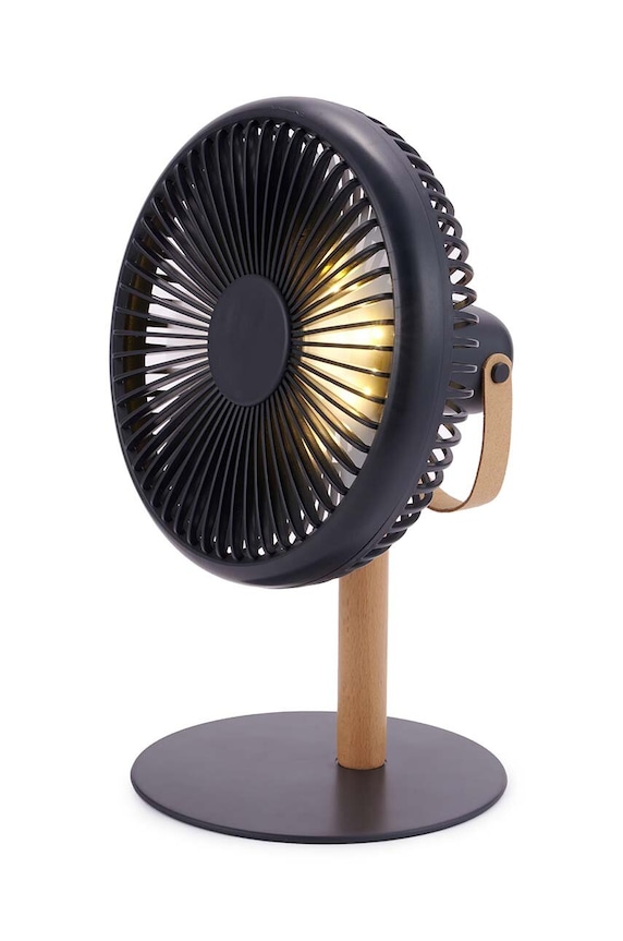 Lifestyle Ventilátor a stolní lampa 2v1 Gingko Design Beyond G032GY vícebarevná