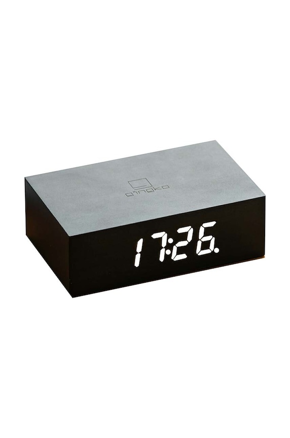 Gingko Design ceas de masă Flip Click Clock negru G003B10
