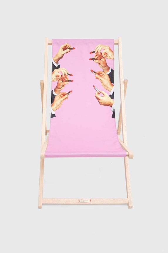 Ξαπλώστρα Seletti Lipstick Pink x Toiletpaper 16685 ροζ AA00