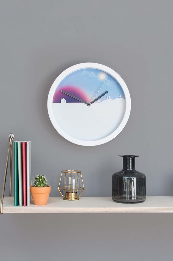 Luckies of London zegar ścienny Day & Night Clock SK.CLOCK.DN1 multicolor AA00
