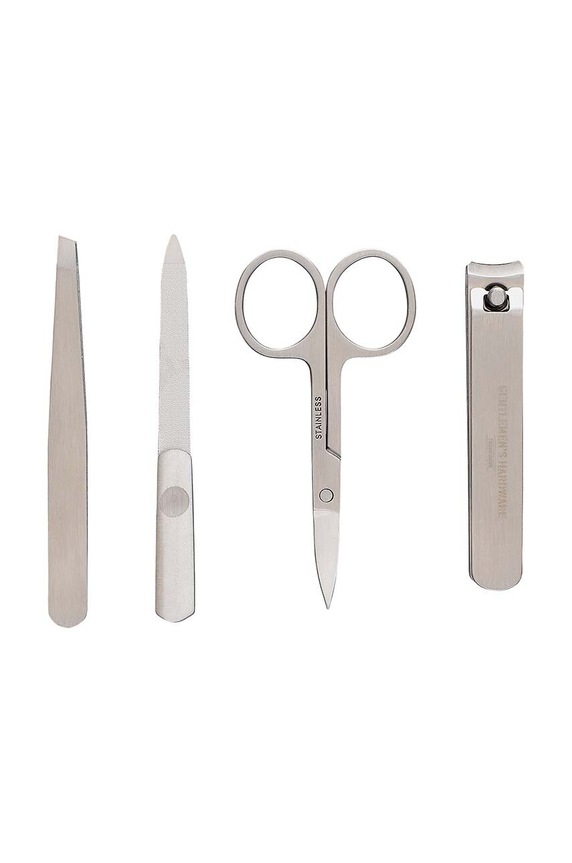 Home SPA Sada na manikúru Gentlemen's Hardware Manicure Set in Tin 4-pack GEN353UK žlutá