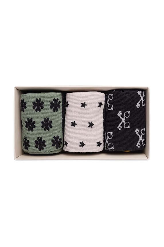 Odzież Gentlemen's Hardware skarpetki Lucky Socks 3-pack GEN541UK czarny