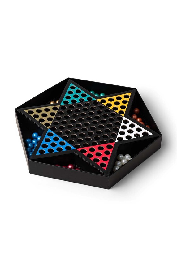 Gentlemen's Hardware gra planszowa Chinese Checkers niebieski GEN583UK