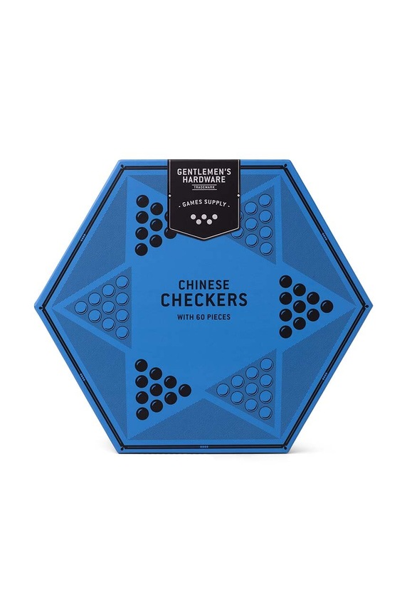 Gentlemen's Hardware gra planszowa Chinese Checkers GEN583UK niebieski AA00