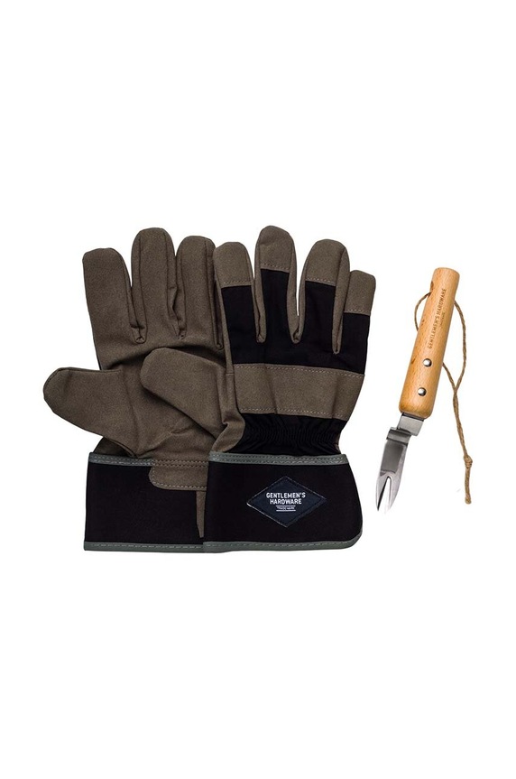 Gentlemen's Hardware set giardinaggio Leather Gloves & Root Lifter pacco da 2 GEN653UK multicolore AA00