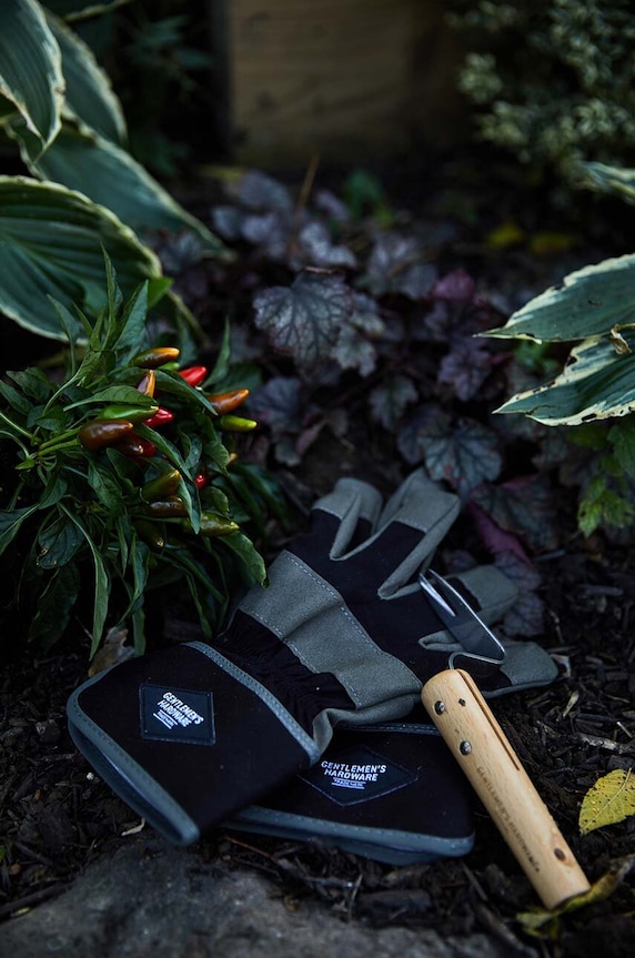 Lifestyle Gentlemen's Hardware set giardinaggio Leather Gloves & Root Lifter pacco da 2 GEN653UK multicolore