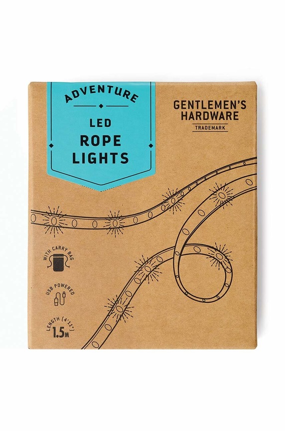 Gentlemen's Hardware kemping lámpák LED Rope Lights többszínű GEN798UK