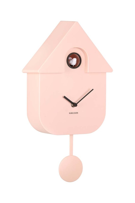 Стенен часовник с кукувичка Karlsson Modern Cuckoo 41 x 21,5 cm KA5768LP многоцветен AA00