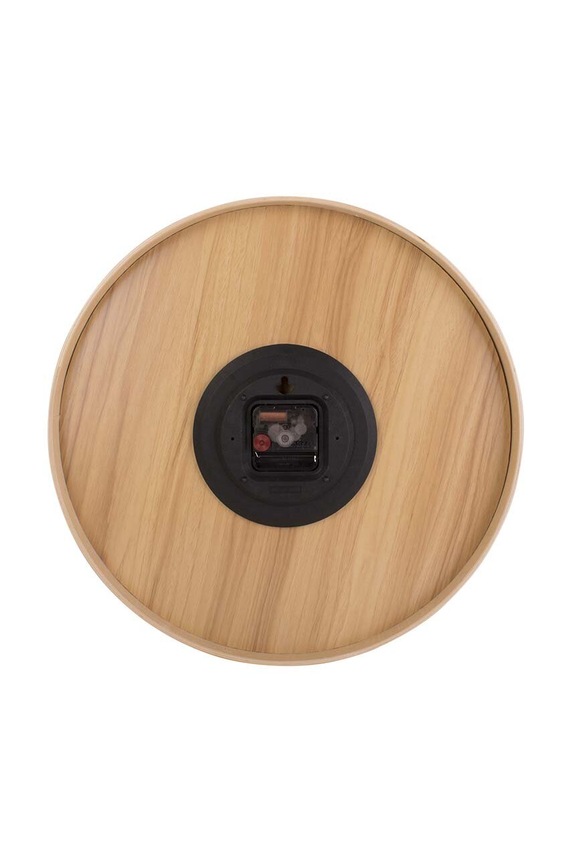 Nástenné hodiny Karlsson Pure Wood čierna KA5852BK