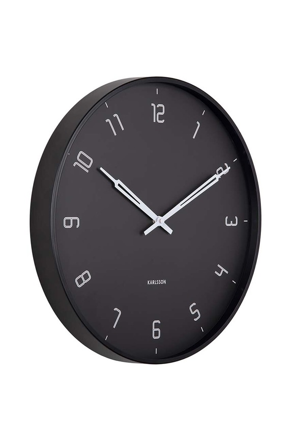 Ρολόι τοίχου Karlsson Stark KA5950BK μαύρο AA00