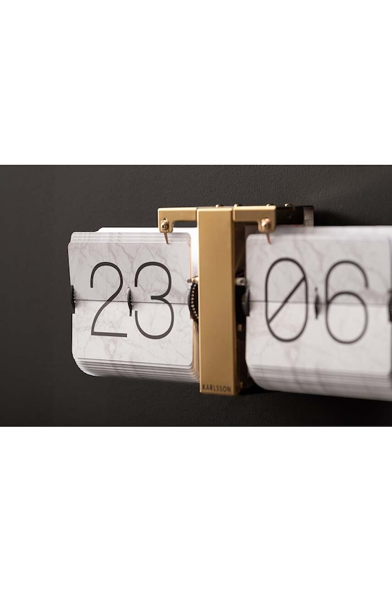 Překlápěcí hodiny Karlsson Flip Clock No Case KA5956WH