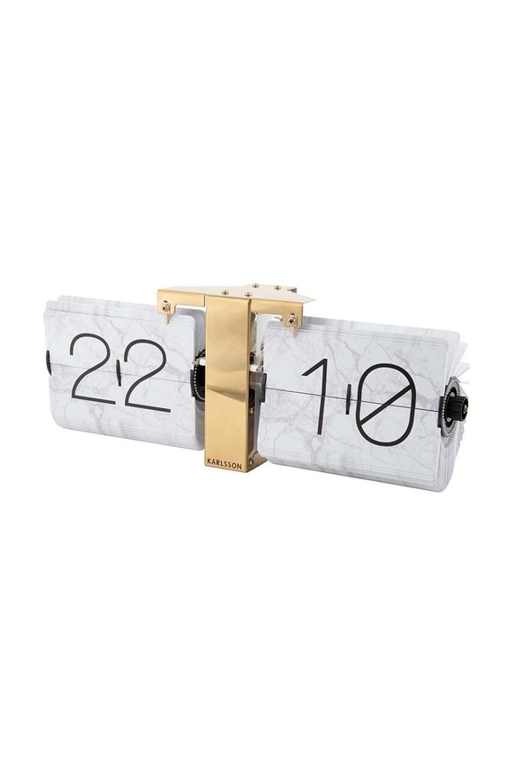 Lifestyle Překlápěcí hodiny Karlsson Flip Clock No Case KA5956WH bílá