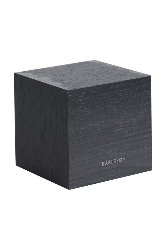 Budík Karlsson Mini Cube KA5655BK čierna AA00